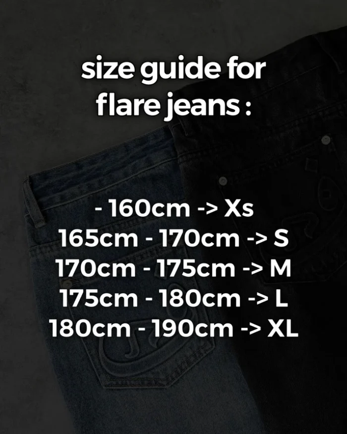 808 Vision Flared Jeans Bleu (3)
