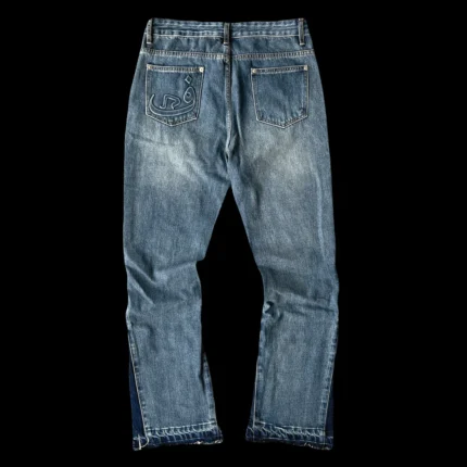 808 Vision Flared Jeans Bleu (4)