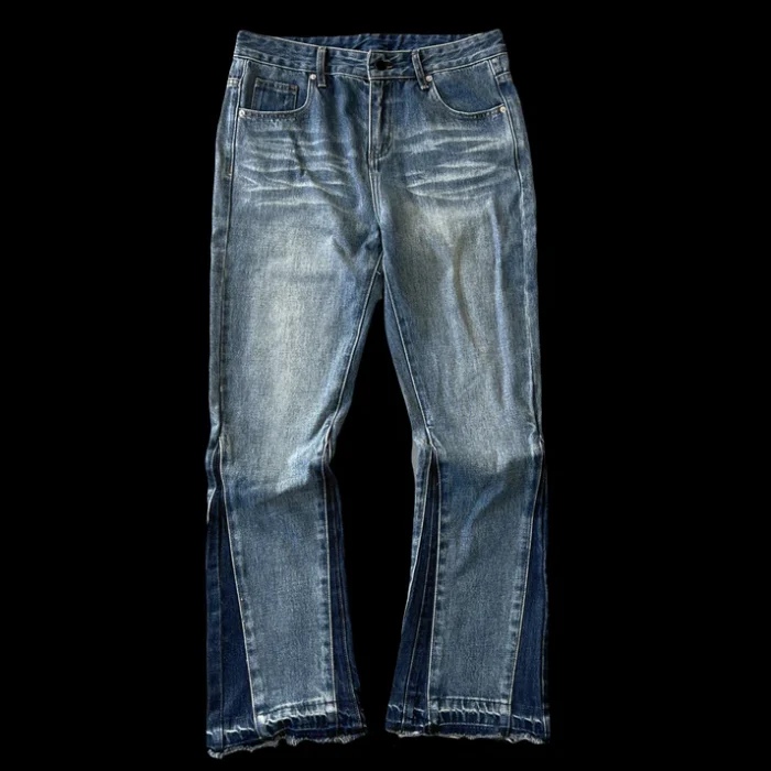 808 Vision Flared Jeans Bleu (5)