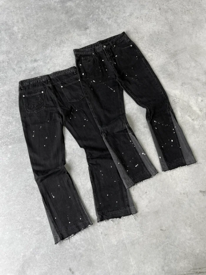 808 Vision Flared Jeans Noir (2)