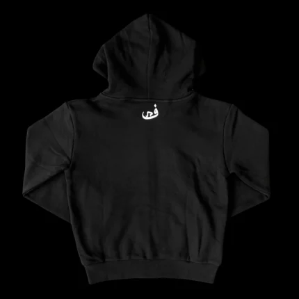 Sweat à Capuche Militaire Zippé Noir 808 Vision (3)