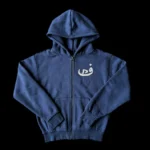 Sweat à Capuche Zippé 808 Vision Bleu (4)