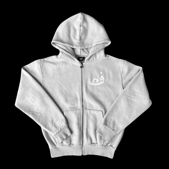 Sweat à Capuche Zippé 808 Vision Gris (5)