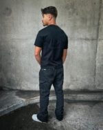 T Shirt Frayed Noir 808 Vision (1)