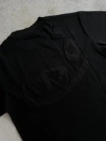 T Shirt Frayed Noir 808 Vision (1)