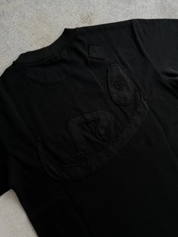 T Shirt Frayed Noir 808 Vision (1)
