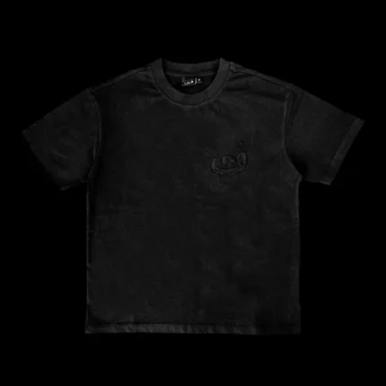T Shirt Frayed Noir 808 Vision (2)