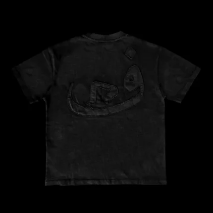 T Shirt Frayed Noir 808 Vision (3)