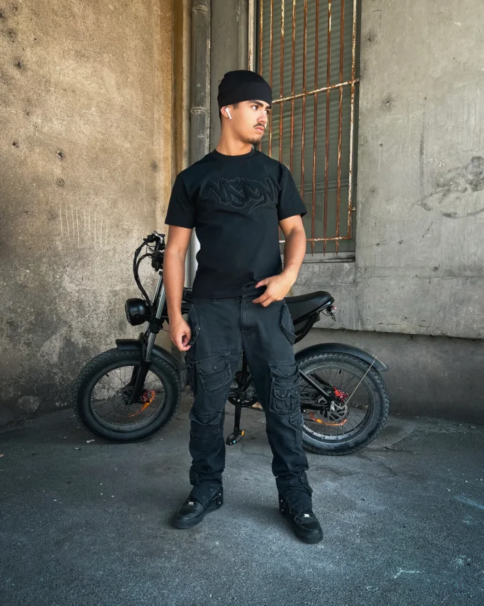 T Shirt Noir 808 Vision (1)