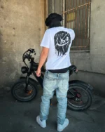 T Shirt Tressé Blanc 808 Vision (1)