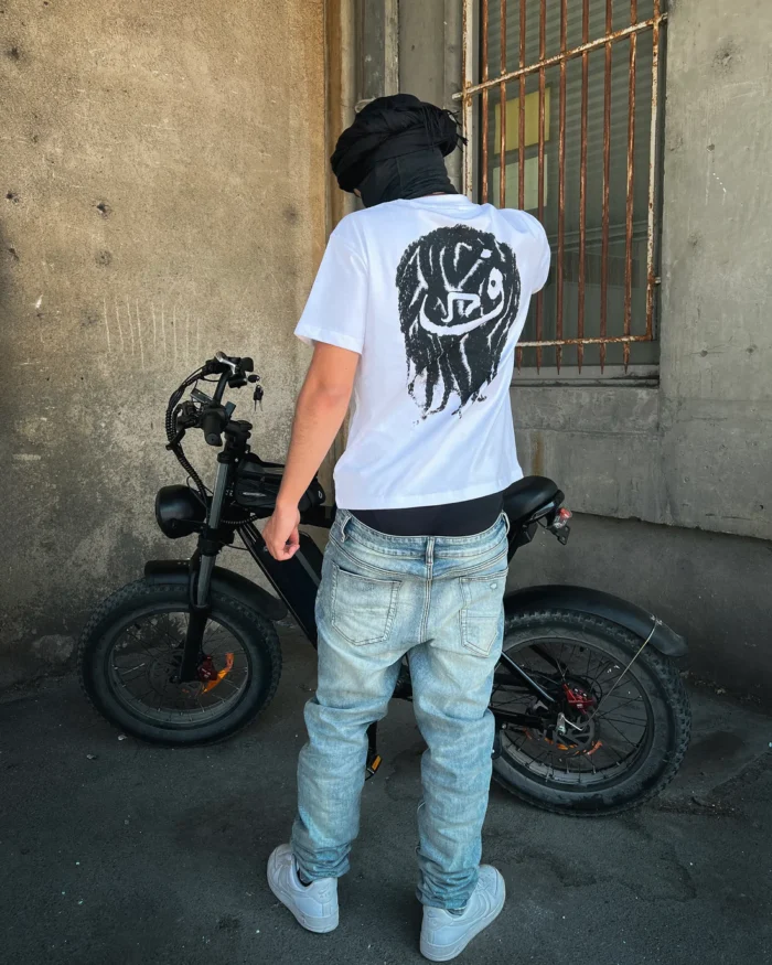 T Shirt Tressé Blanc 808 Vision (1)