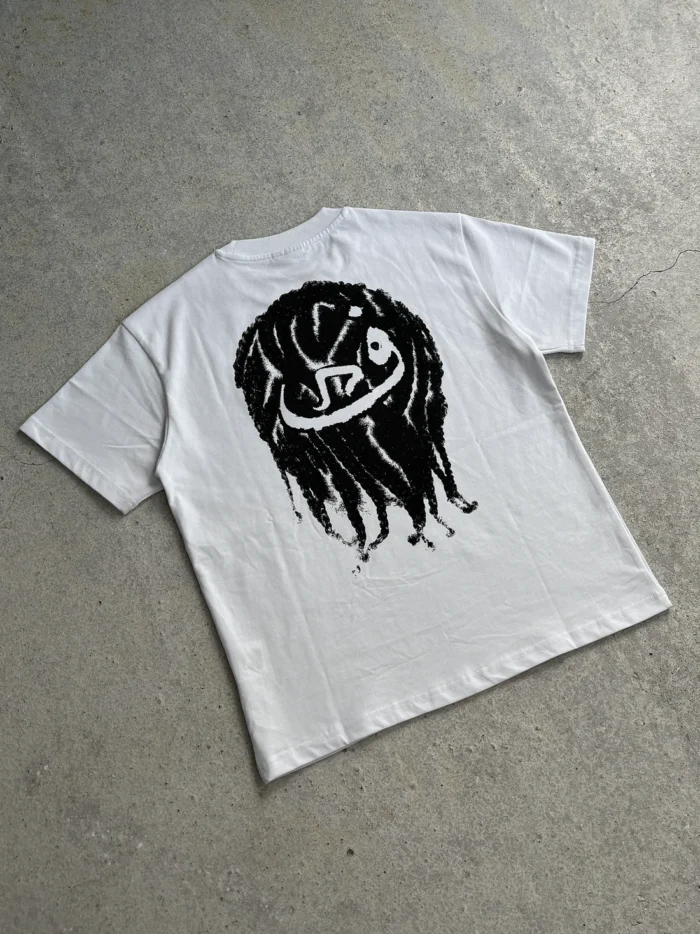 T Shirt Tressé Blanc 808 Vision (3)