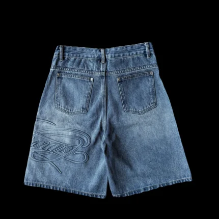 808 Vision Short Jeans Visionary Bleu (1)