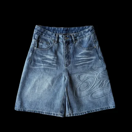 808 Vision Short Jeans Visionary Bleu (2)